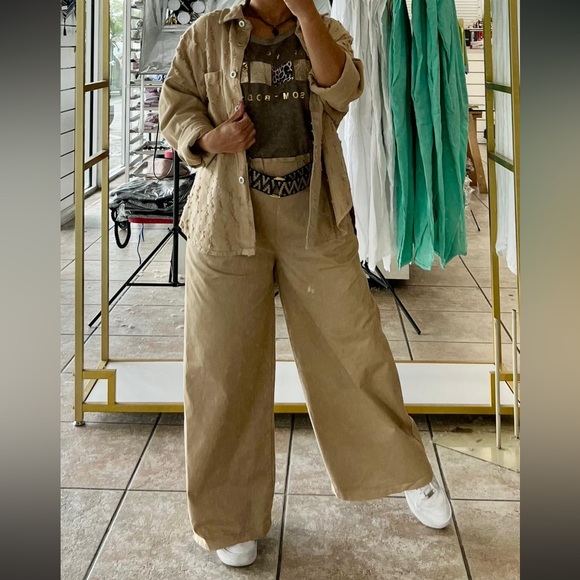 Cotton Jean Distressed Italian Jacket - Picture 6 of 9